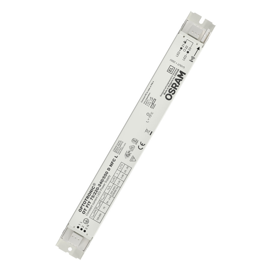 Osram Linear / Area Constant Current - Non-Dimmable, 20V, 51 V Output, 35 W Output, 250mA, 700 mA