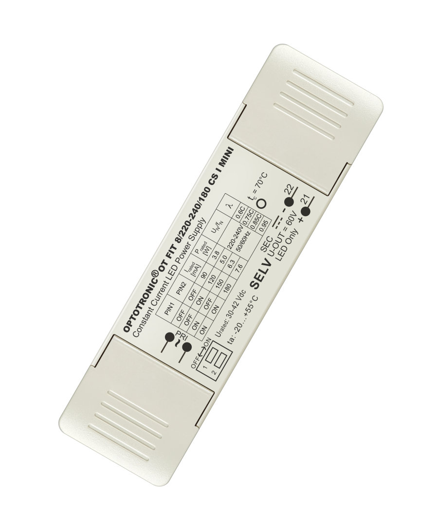 Osram LED Driver, 42V Output, 8 W Output, 180mA Non-Dimmable