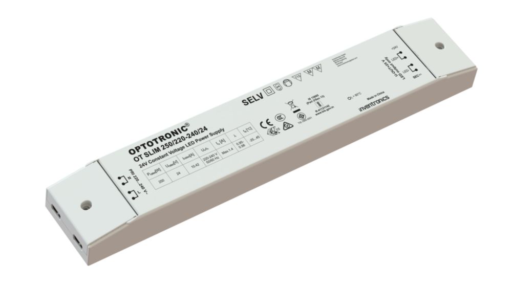 Inventronics LED Driver, 24.2V Output, 250 W Output Dimmable