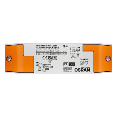 Osram LED Driver, 10V, 54 V Output, 18 W Output, 1050mA, 150 mA Dimmable 1 to 100%