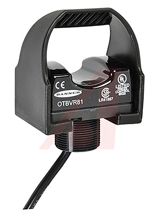 Banner OTB Series Illuminated Push Button Switch, Momentary, Panel Mount, 30.2 mm Cutout, SPDT, IP66