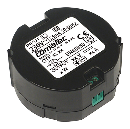 Comatec Switching Power Supply, OTF.12.24 24V dc, 0.5A, 12 W, Input 230V ac to  230V ac