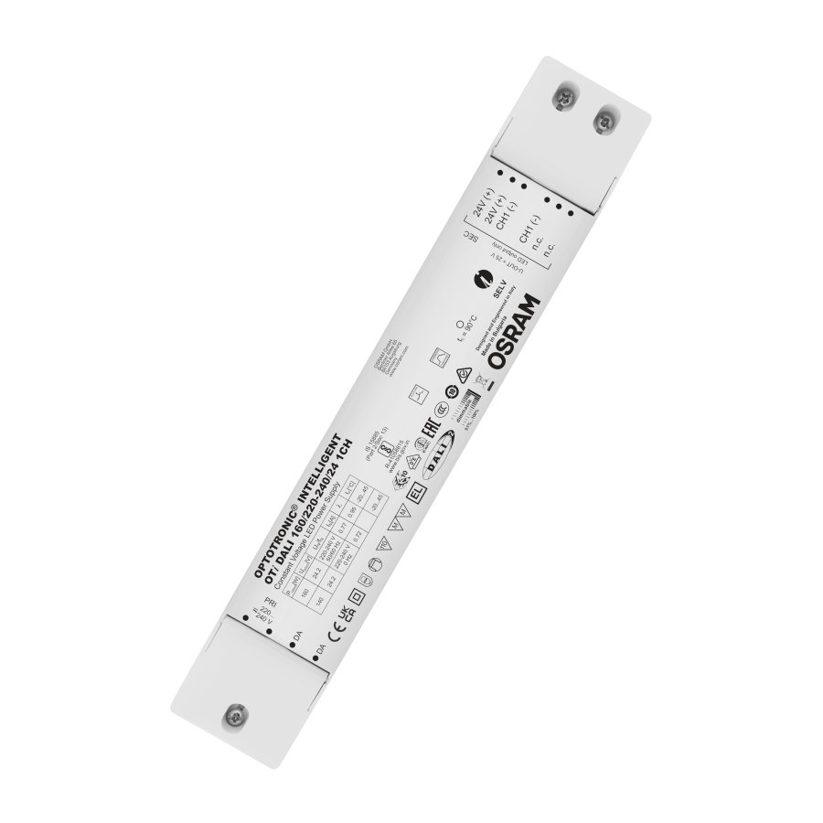 Osram LED Driver, 24V Output, 160 W Output, 6.61A Dimmable