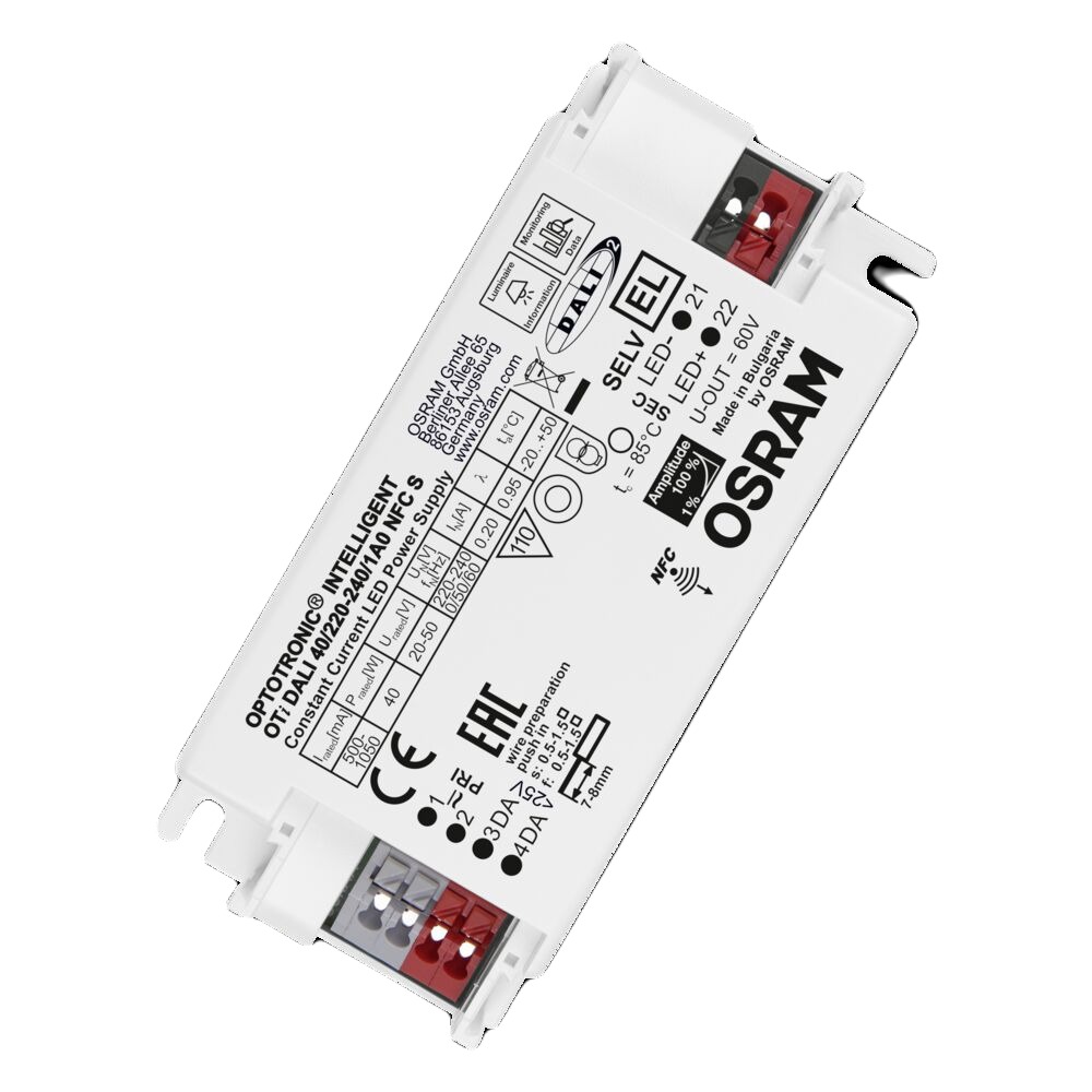 Osram, 20V, 50 V Output, 40 W Output, 1050mA, 500 mA 1 to 100%