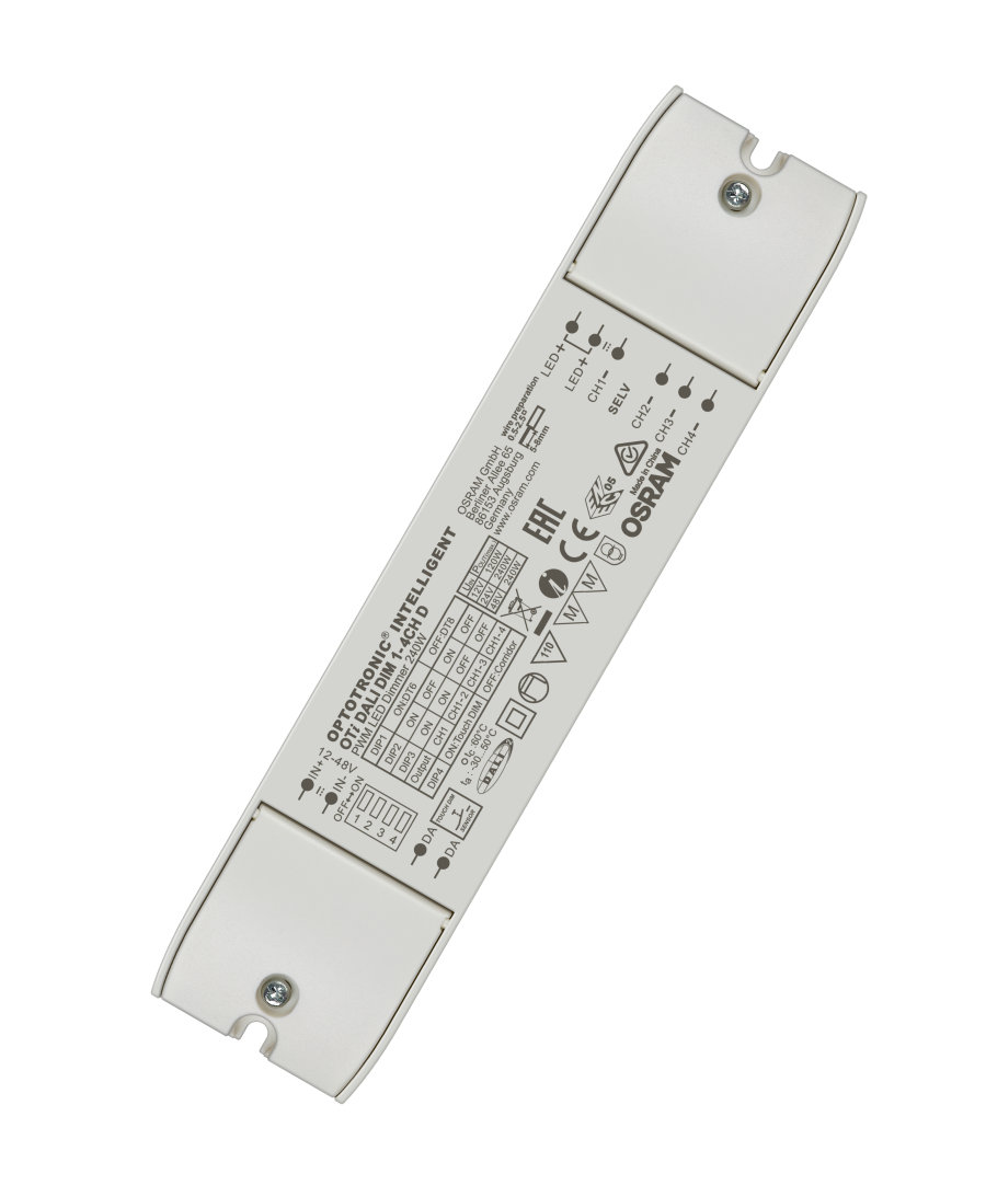 Inventronics LED Driver, 12V, 48 V Output, 240 W Output, 5A DALI