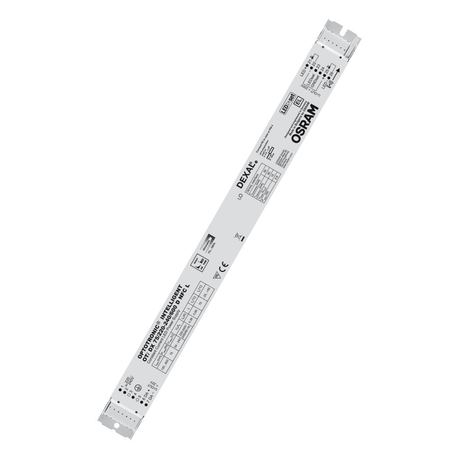 Osram LED Driver, 240V, 54 V Output, 75 W Output, 600mA DALI2