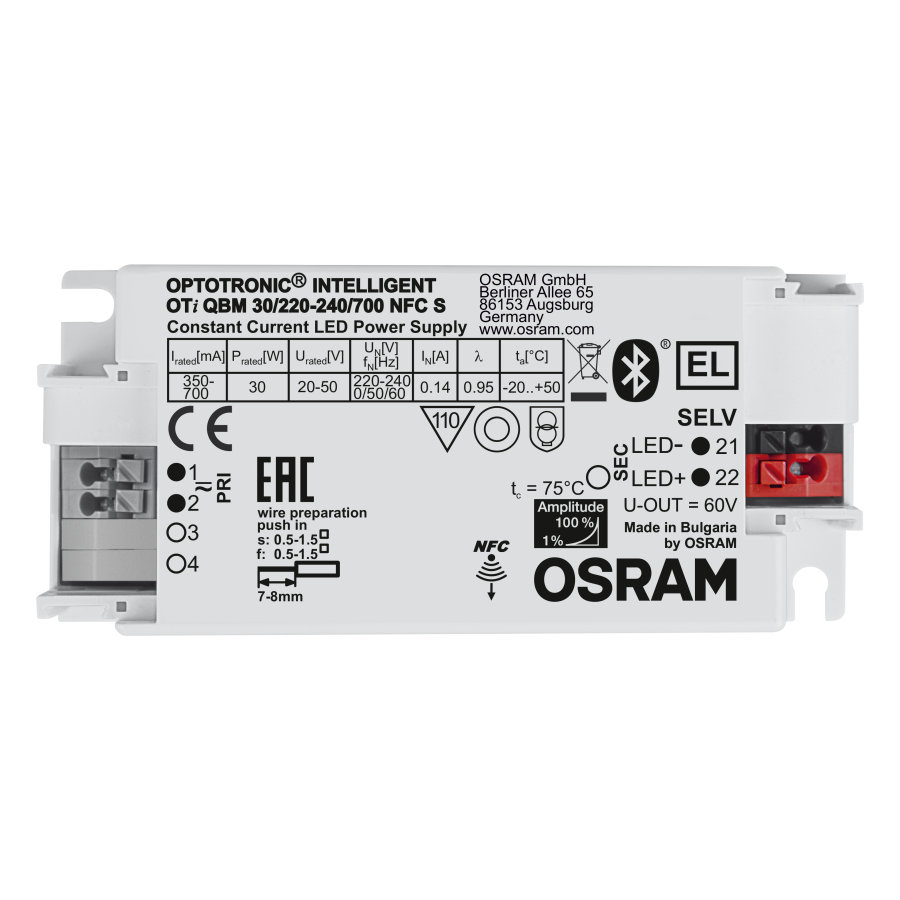 Osram Dimmable, 300V Output, 30 W Output, 700mA 1 to 100%