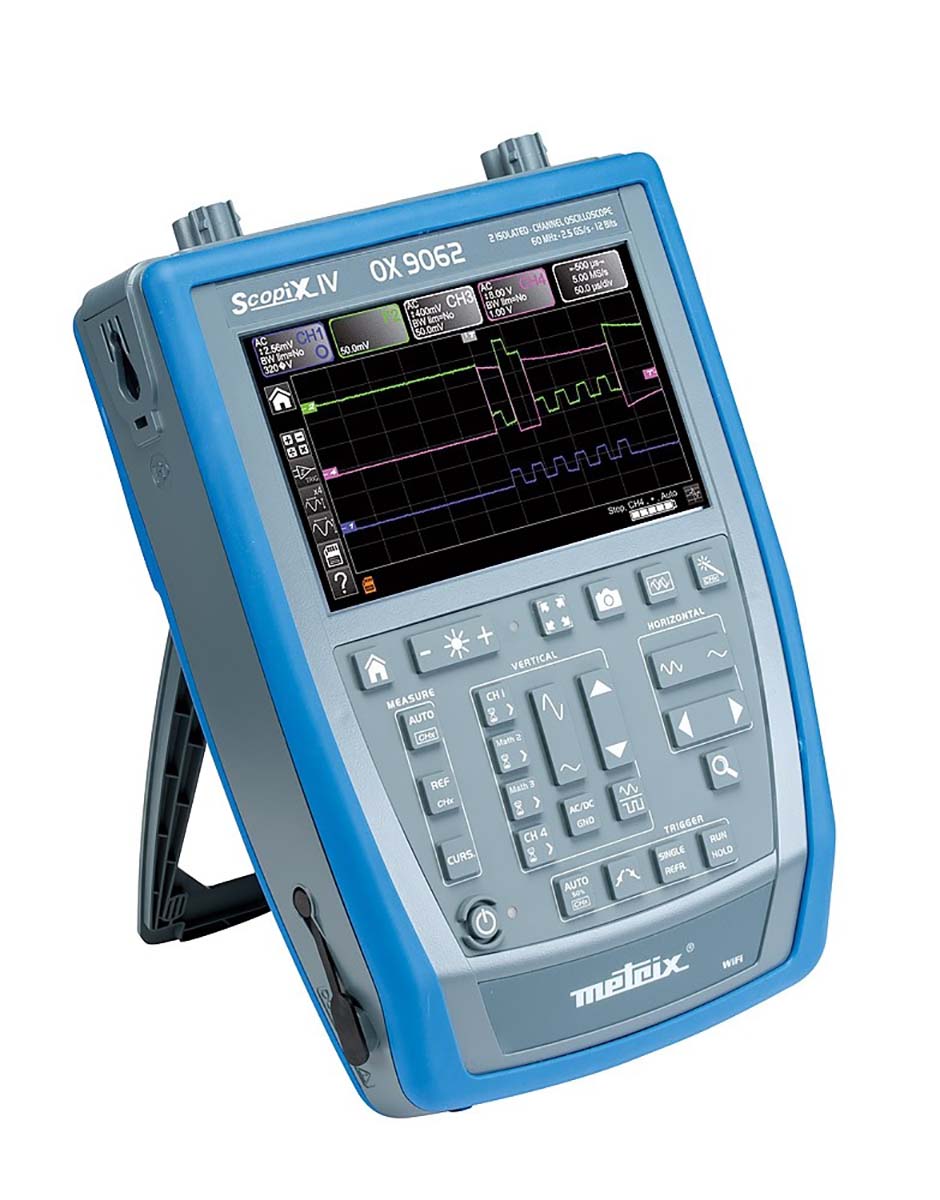 ox9062 Metrix SCOPIX IV Series, 60 MHz Handheld Oscilloscope, 2 Channels - RSCAL