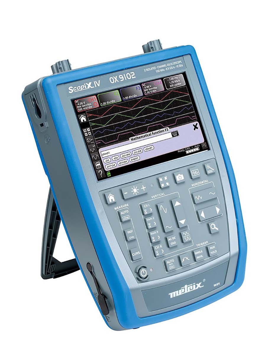 ox9102 Metrix SCOPIX IV Series, 100 MHz Handheld Oscilloscope, 2 Channels - UKAS