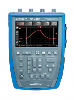 Metrix SCOPIX IV Series, 300 MHz Handheld Oscilloscope, 4 Channels - UKAS