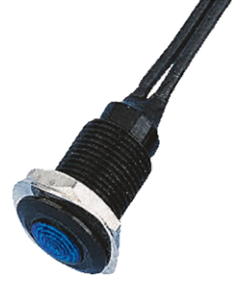Oxley OXL/CLH/100 Series Series, Red Panel Mount Indicator, Flying Lead Termination 24V ac 7.5 mA, IP66, 10.2 mm