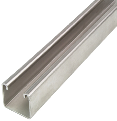 Unistrut 41 x 41 mm Galvanised Steel Strut Strut, 2 m Long