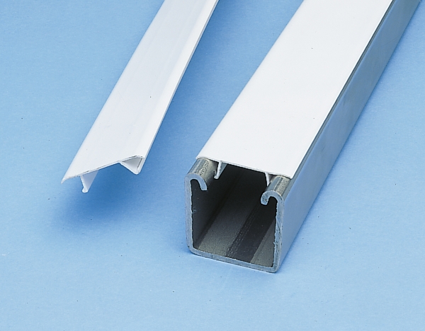 Unistrut White Polyvinyl Chloride Cover Strip, 2 m Length