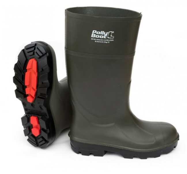 Pollyboot Steel Toe Capped Unisex Safety Boots 13, EU 47