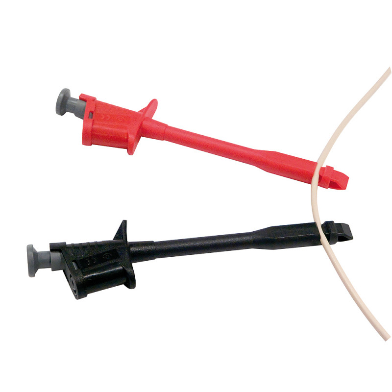 Chauvin Arnoux Set of 2 Insulation-Piercing Clip (Red/Black) for Use with Multimeter