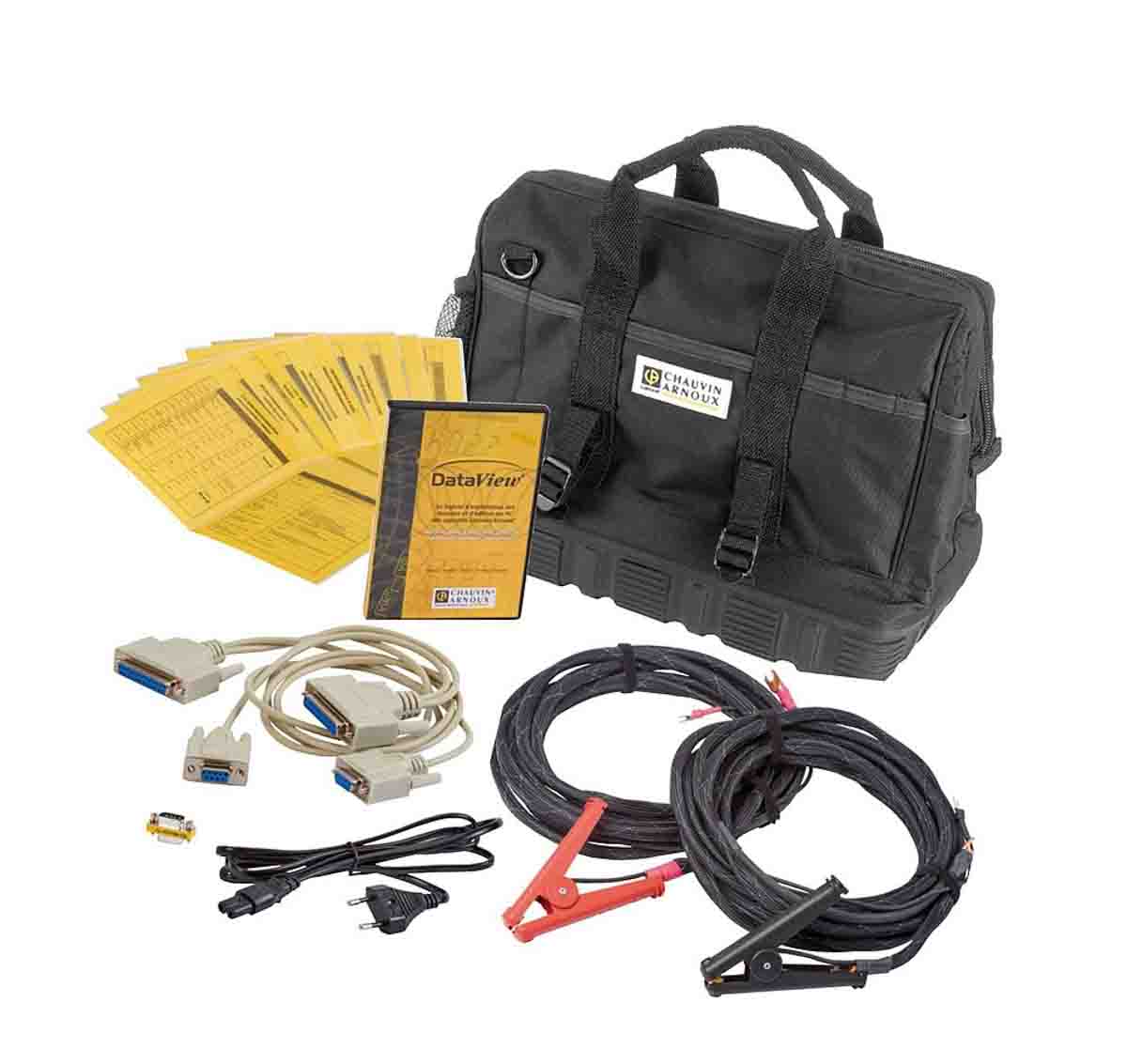 p01143221 Chauvin Arnoux Handheld Ohmmeter, 100 nΩ, 4 Wire