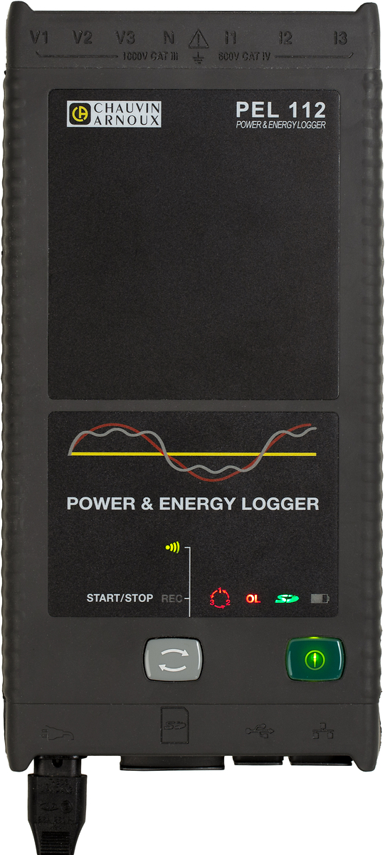Chauvin Arnoux PEL112 Power & Energy Data Logger, WiFi, 6 Channel