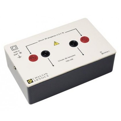 Chauvin Arnoux Plate Shunt, 20 A Max 100mV, ±0.5 % Accuracy