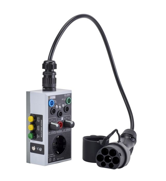 Chauvin Arnoux EV Charger Test Adapter P01191306 Type 2 Connector