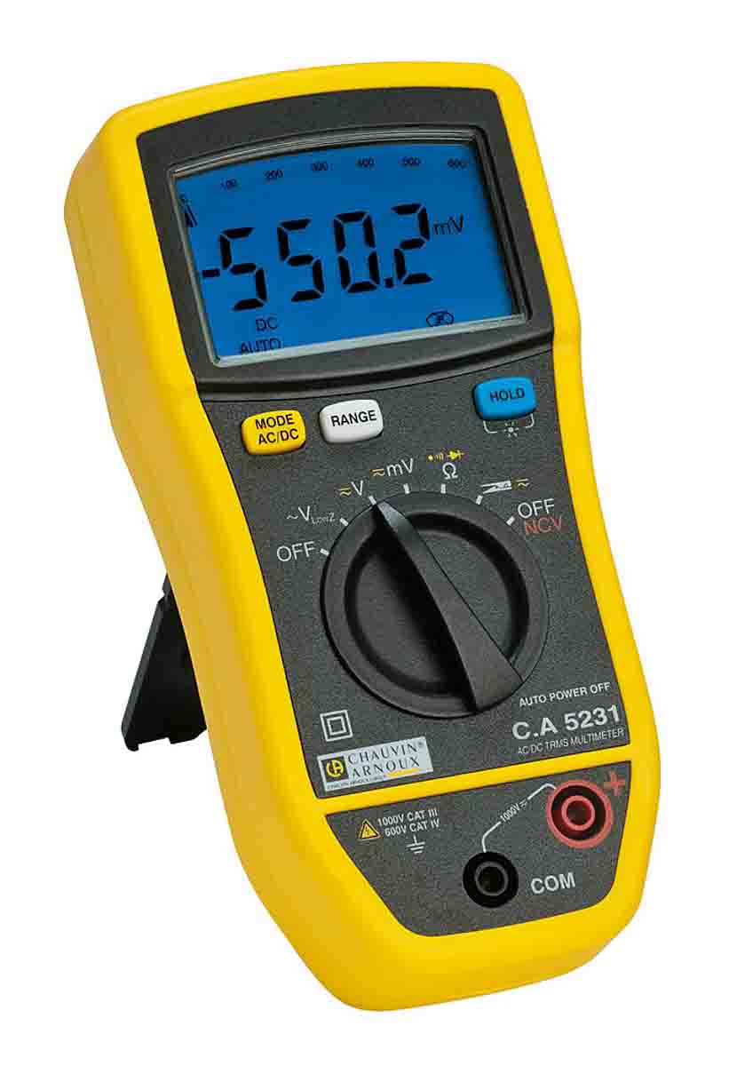 p01196731 Chauvin Arnoux CA 5231 Handheld Digital Multimeter True RMS - UKAS Calibrated
