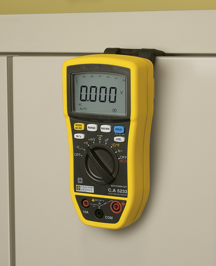 p01196733 Chauvin Arnoux CA 5233 Handheld Digital Multimeter True RMS - UKAS Calibrated
