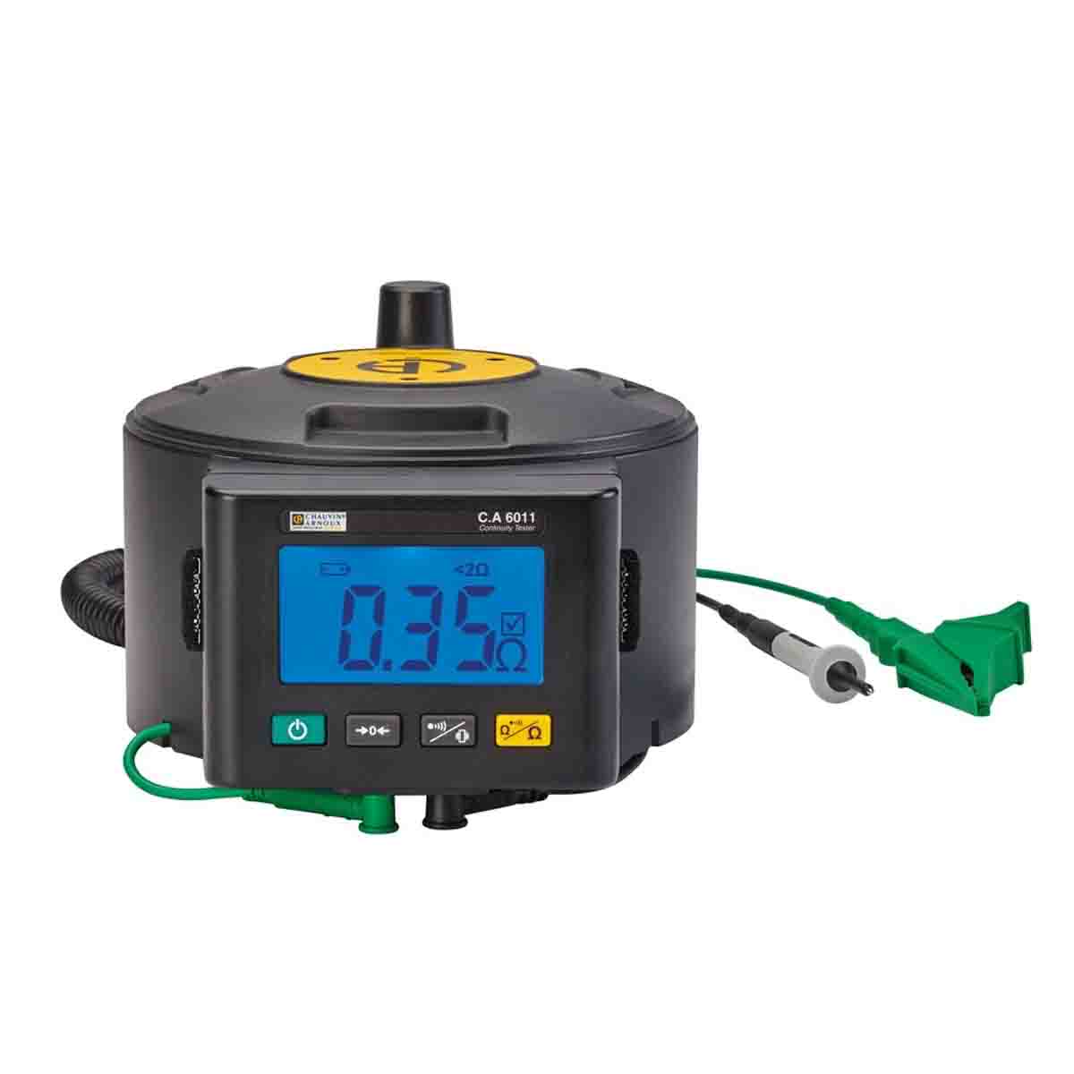 p01299926 Chauvin Arnoux P01299926 Continuity Tester 200mA LCD Backlight, Model CA 6011, UKAS
