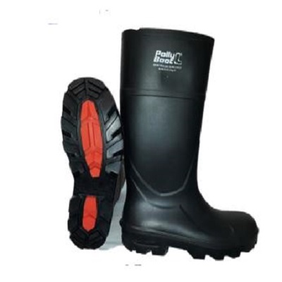 Pollyboot Steel Toe Capped Unisex Safety Boots 13, EU 47