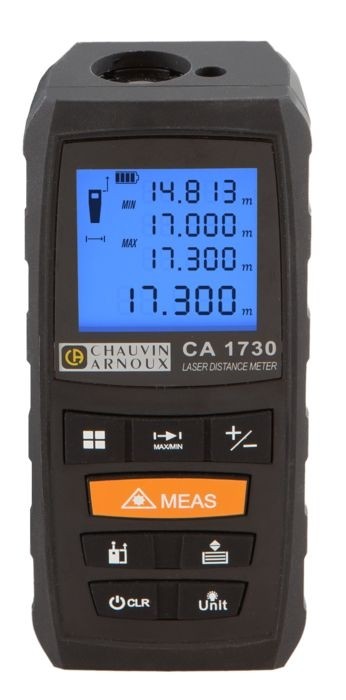 Chauvin Arnoux Distance Meter, 0.2/60.0 μm Range, ±2 mm Accuracy