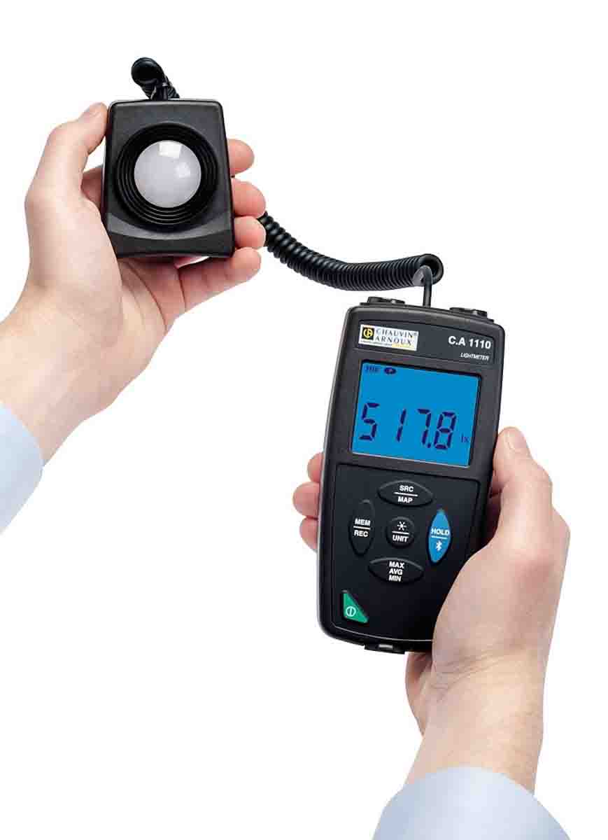 p01654110 Chauvin Arnoux CA 1110 Light Meter 200000 lx, ±3 %