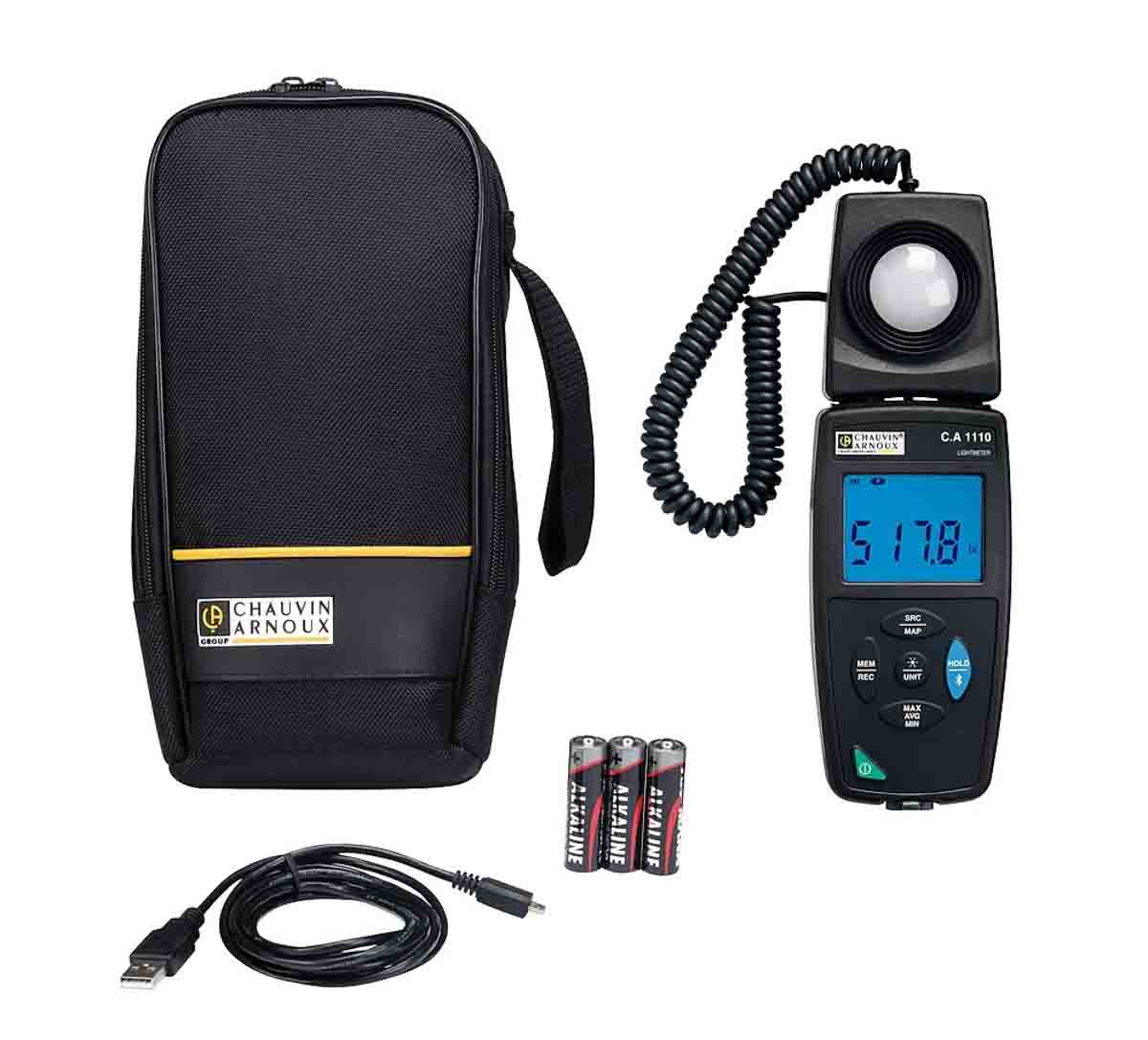 p01654110 Chauvin Arnoux CA 1110 Light Meter 200000 lx, ±3 %