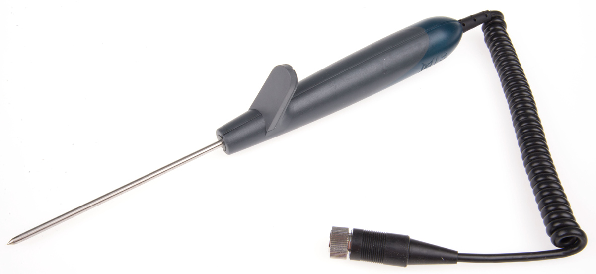 Digitron PT100 General Temperature Probe, 100 mm Length, 3.3 mm Diameter, 600 °C Max, SYSCAL
