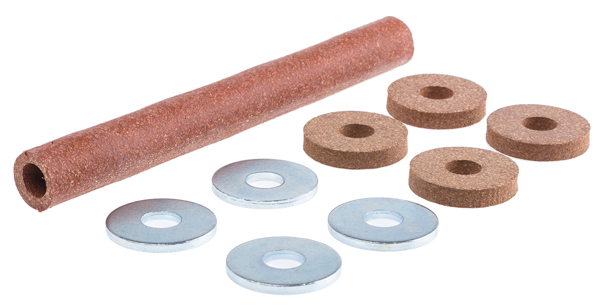 Nu-Tech Engineering Nitrile Rubber (NBR) Lock Washers, M10, DIN 3535/5