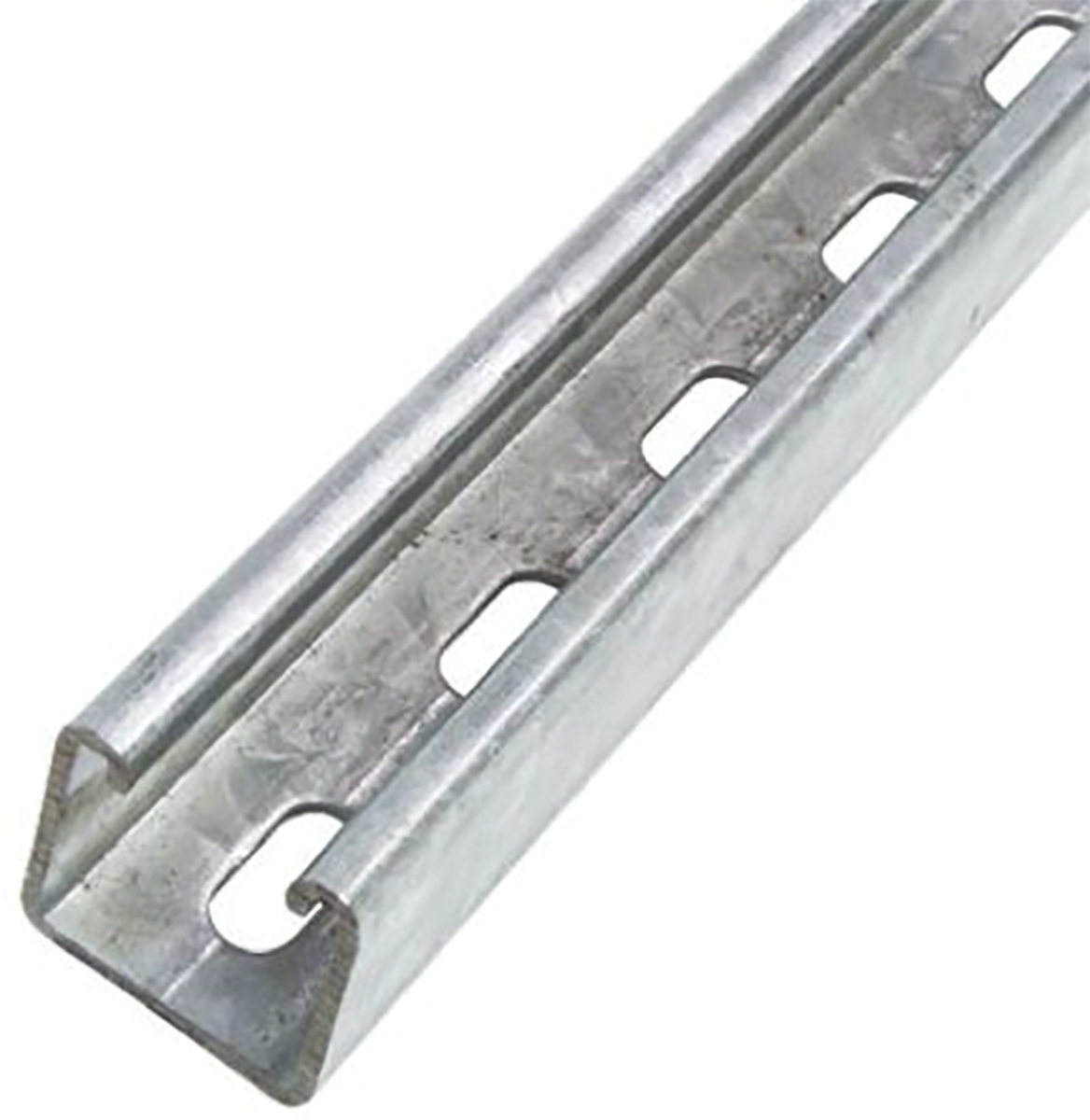 Unistrut 41 x 41 mm Galvanised Steel Strut Slotted Channel, 3 m Long