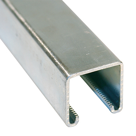 Unistrut 41 x 41 mm Galvanised Steel Strut Strut, 3 m Long