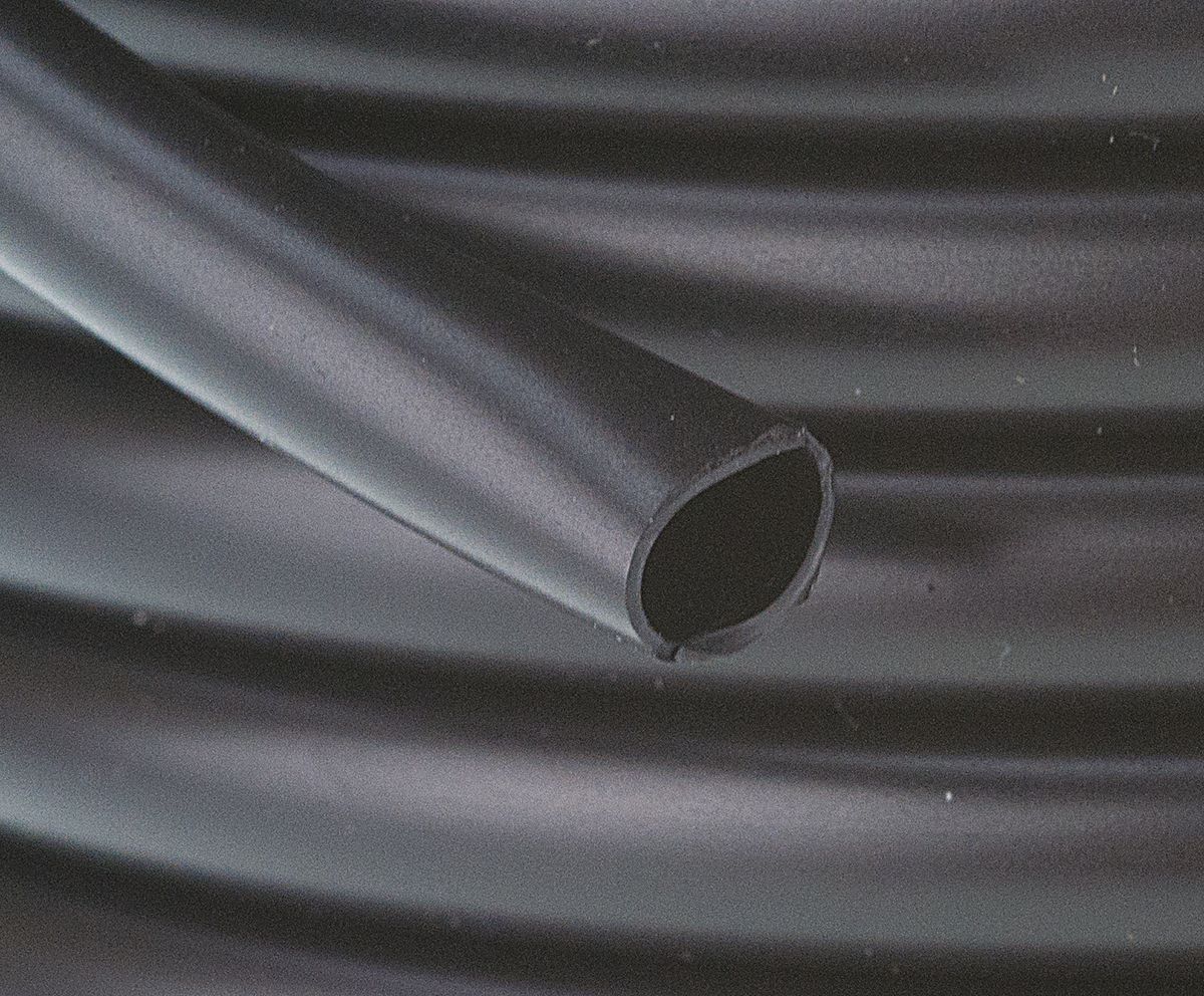 Alpha Wire Polyvinyl Chloride Black Cable Sleeve, 30m Length 6.32 mm Cable Diameter, FIT Wire Management Series
