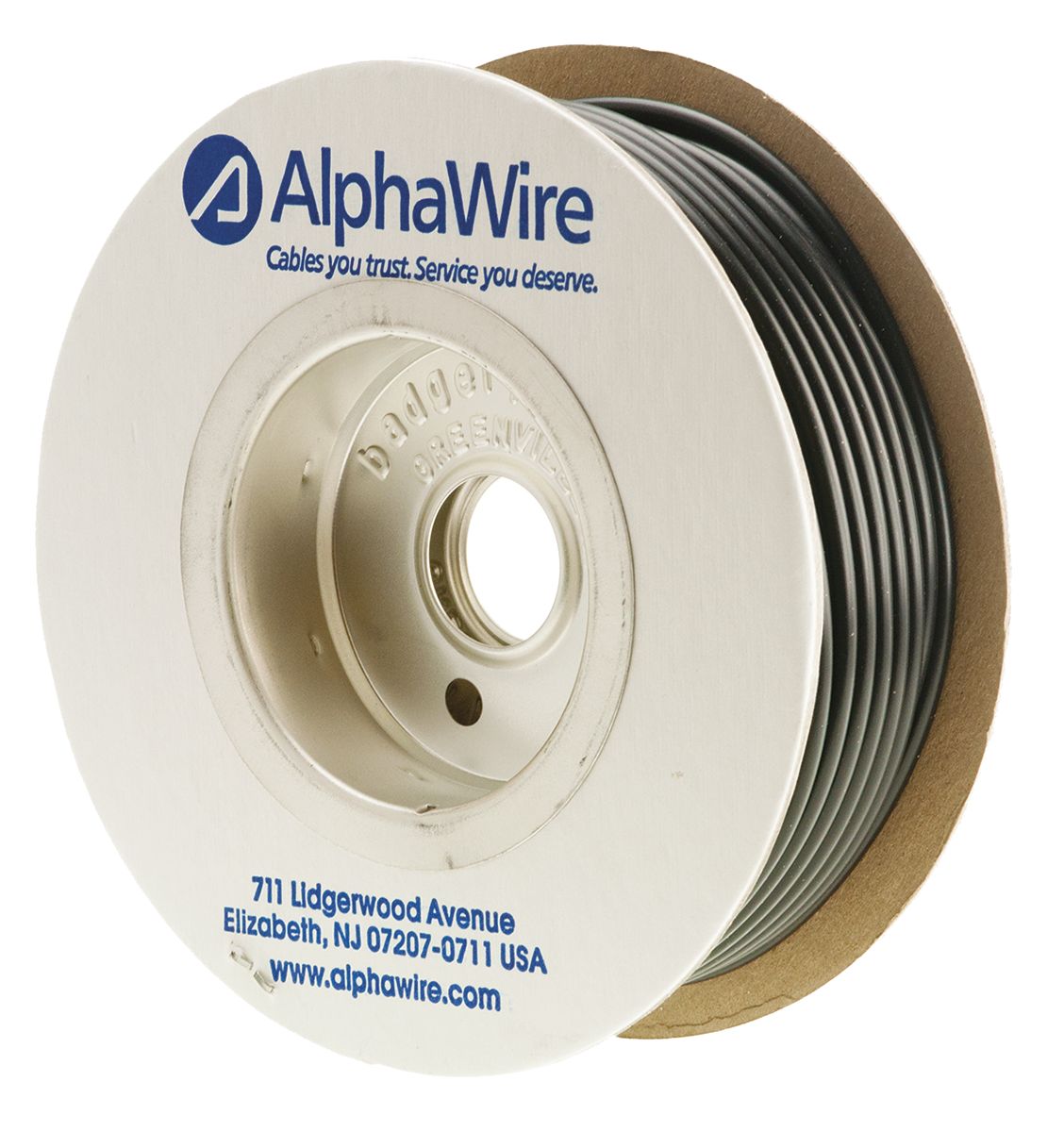 Alpha Wire Polyvinyl Chloride Black Cable Sleeve, 30m Length 3.58 mm Cable Diameter, FIT Wire Management Series