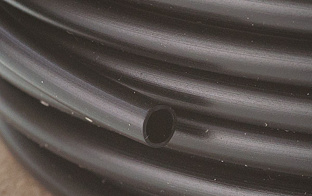 p1058-bk005 Alpha Wire Polyvinyl Chloride Black Cable Sleeve, 30m Length 3.58 mm Cable Diameter, FIT Wire Management Series