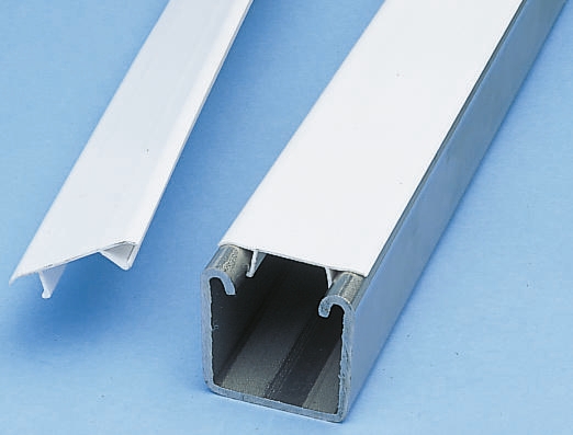 Unistrut White Polyvinyl Chloride Cover Strip, 3 m Length