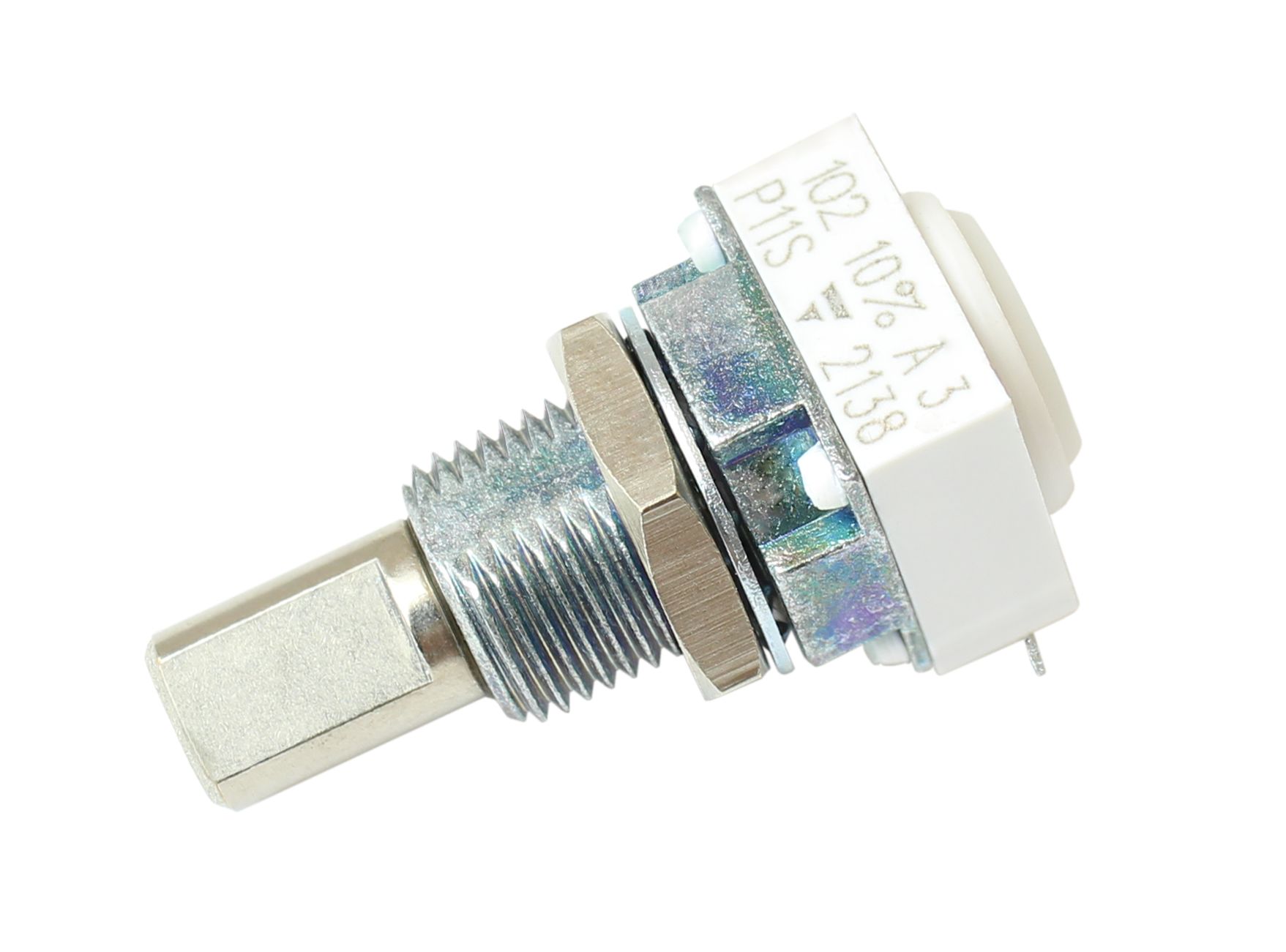 Vishay P11H 10 kΩ Rotary Potentiometer 1-Turns 1-Gang Panel Mount, P11H1F0GHFY00103MA