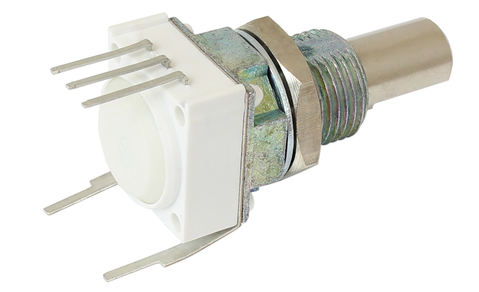 Vishay P11S 10 kΩ Rotary Potentiometer 1-Turns 1-Gang Panel Mount, P11S1V0FGSW00103MA