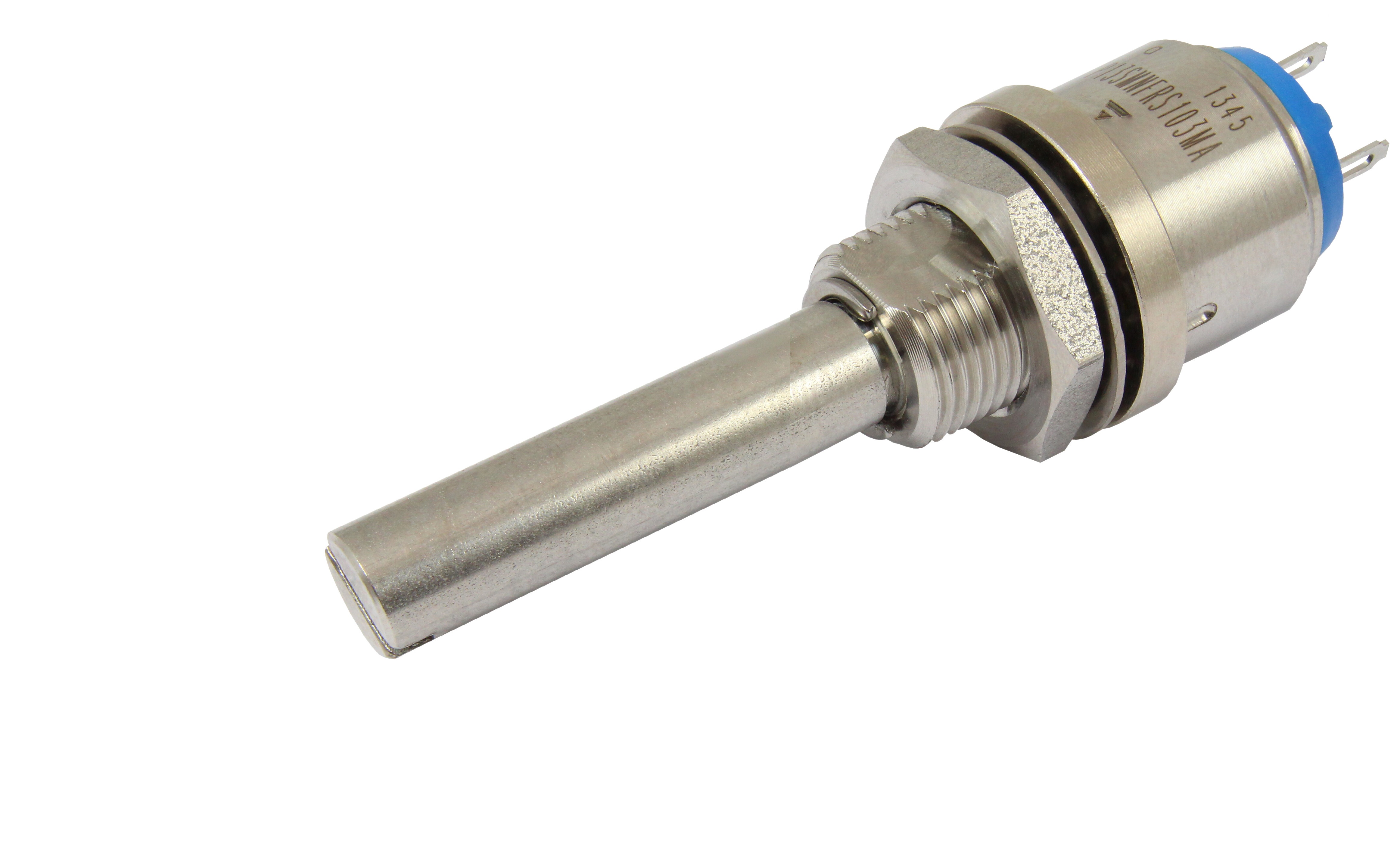 Vishay P13 2.2 kΩ Rotary Potentiometer 1-Turns 1-Gang Panel Mount, P13NFK222MAB10E