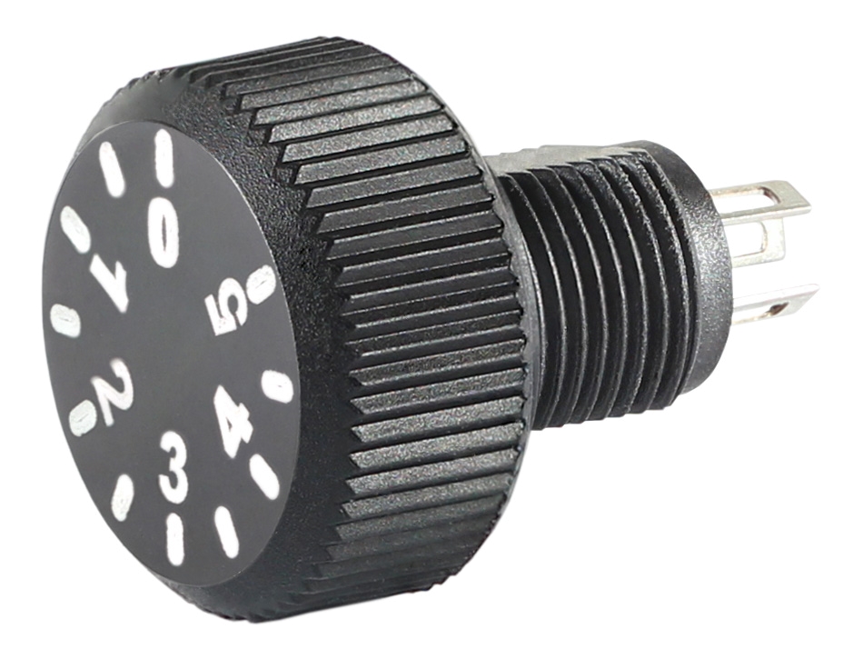 Vishay P16 100 kΩ Knob Potentiometer Potentiometer 1-Turns 1-Gang Panel Mount, P16NP104MAB15F3