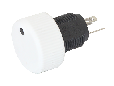 Vishay P16 100 kΩ Knob Potentiometer Potentiometer 1-Turns 1-Gang Panel Mount, P16WP104MAB15