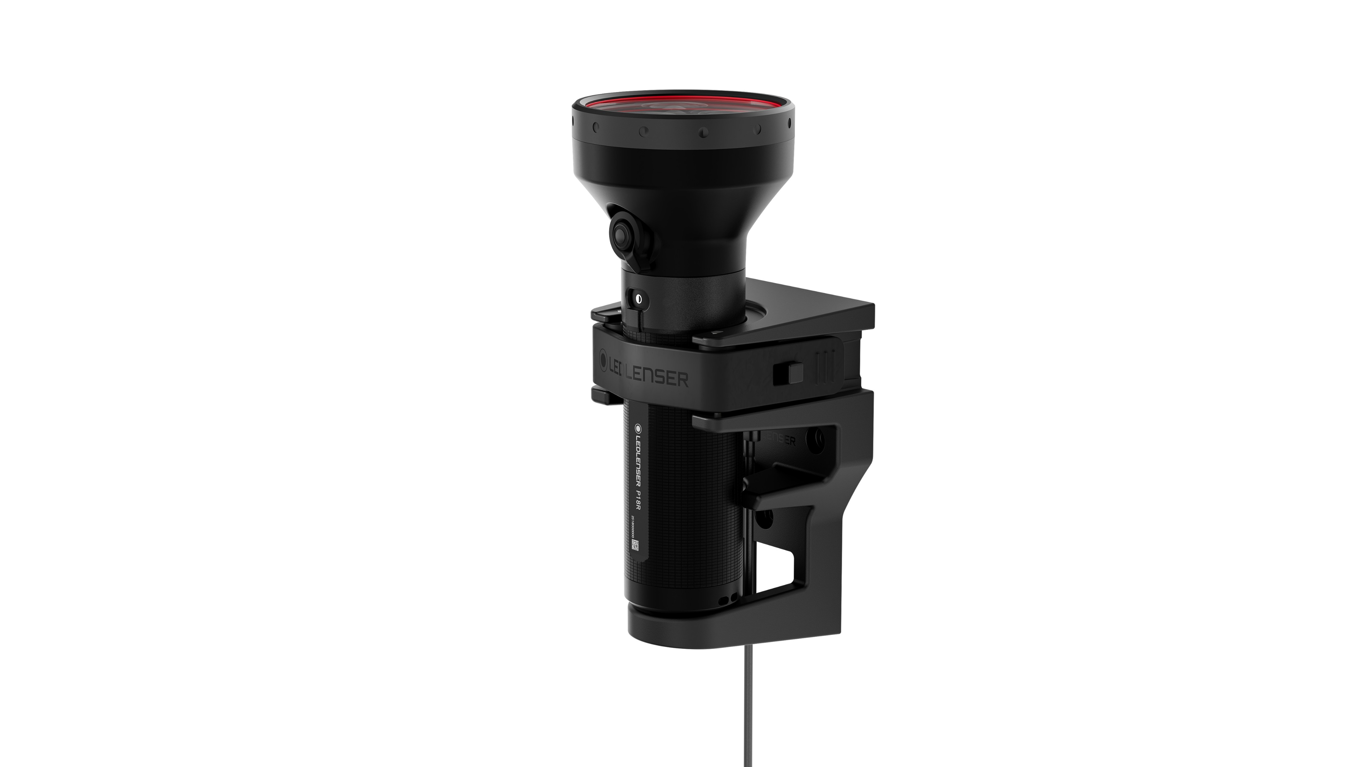 p18r LEDLENSER LED Torch Black Rechargeable 6500 lm, 196 mm