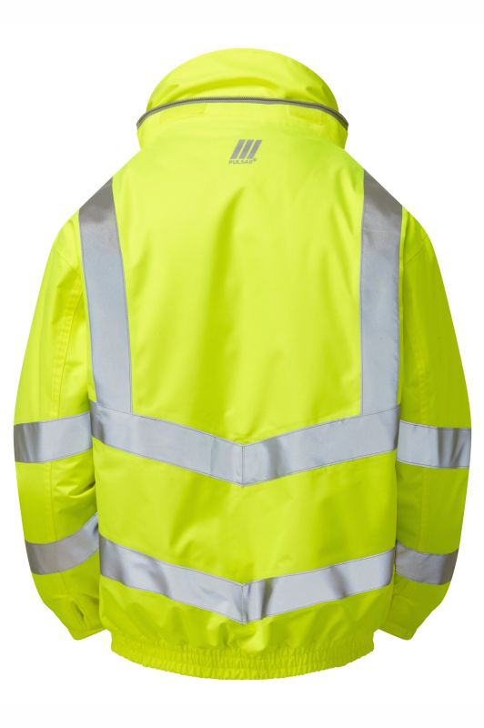 p191-m PULSAR P191 Yellow Hi Vis Jacket, M