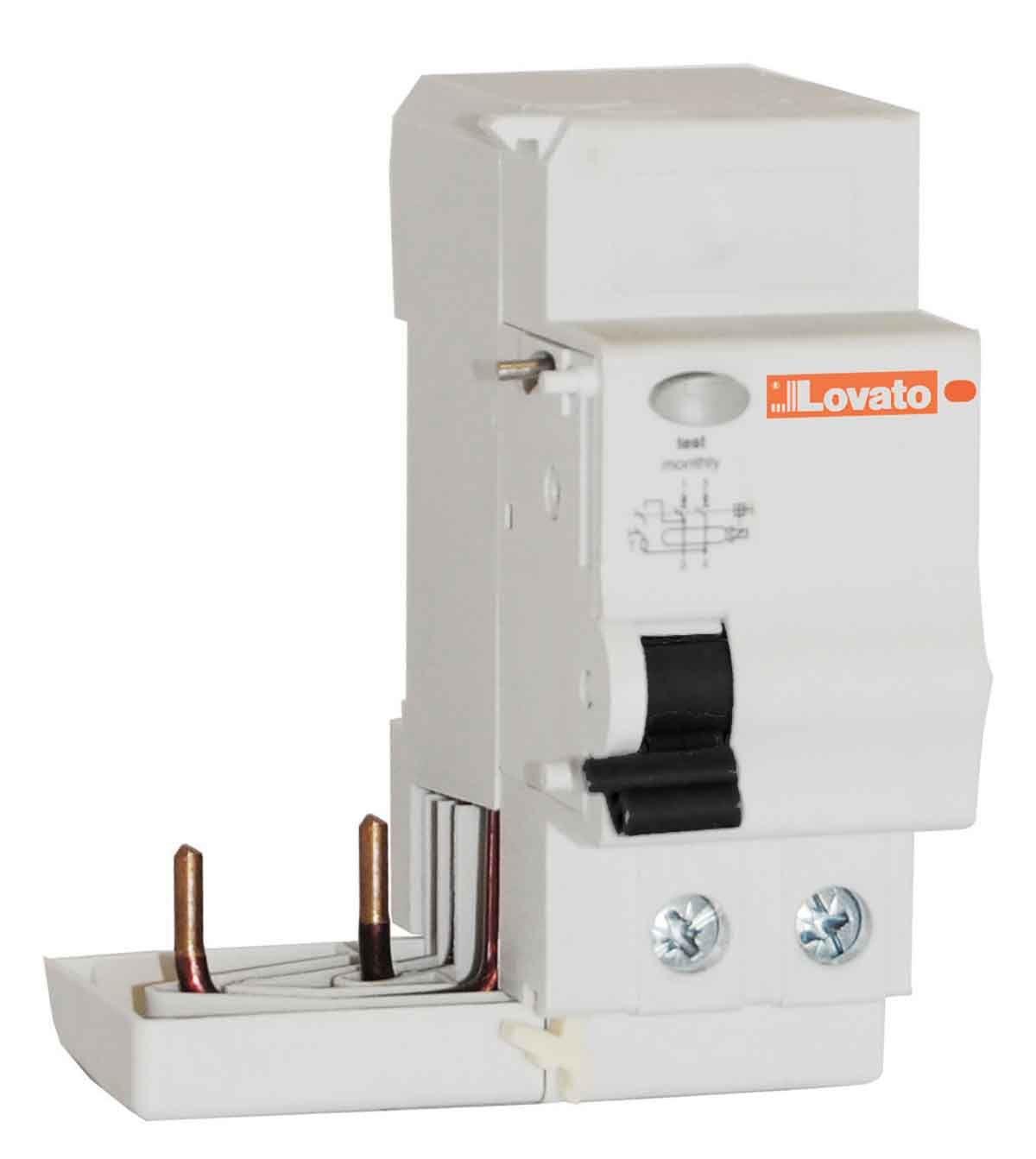 Lovato P1RA Series Residual Current Circuit Breaker, 40A, 2-Pole, 30 mA, Type A 400V ac