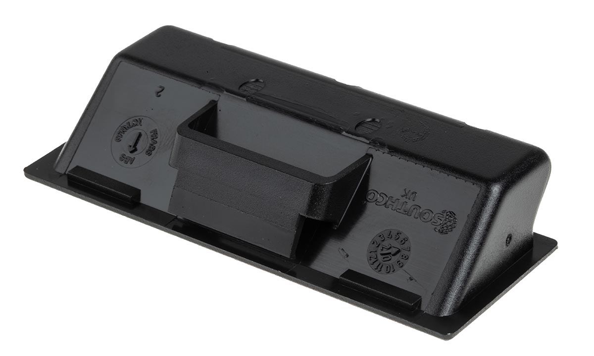 Southco Textured Matt Black Plastic Handle 17 mm Height, 35.8mm Width, 82.5 mm Length
