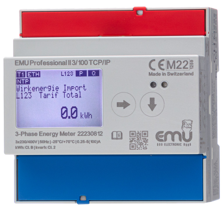 EMU Electronic AG 3 Phase LCD Digital Power Meter, Type Power