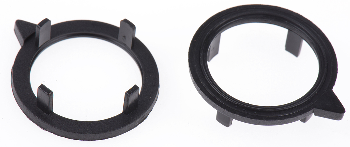 Sifam 21.5 mm Knob Diameter Black Pointer Knob for 6 mm Shaft Axial, P210BK