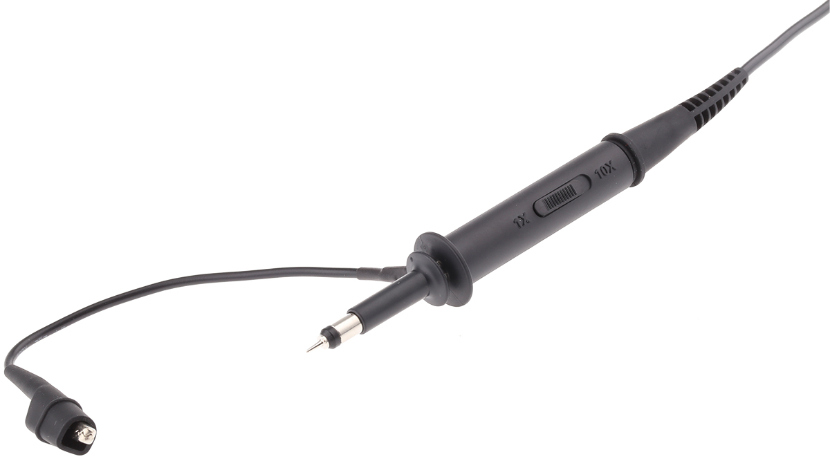Tektronix P2221 Oscilloscope Probe, Voltage Type, 200 MHz, Hook Tip, Ground Lead Connector